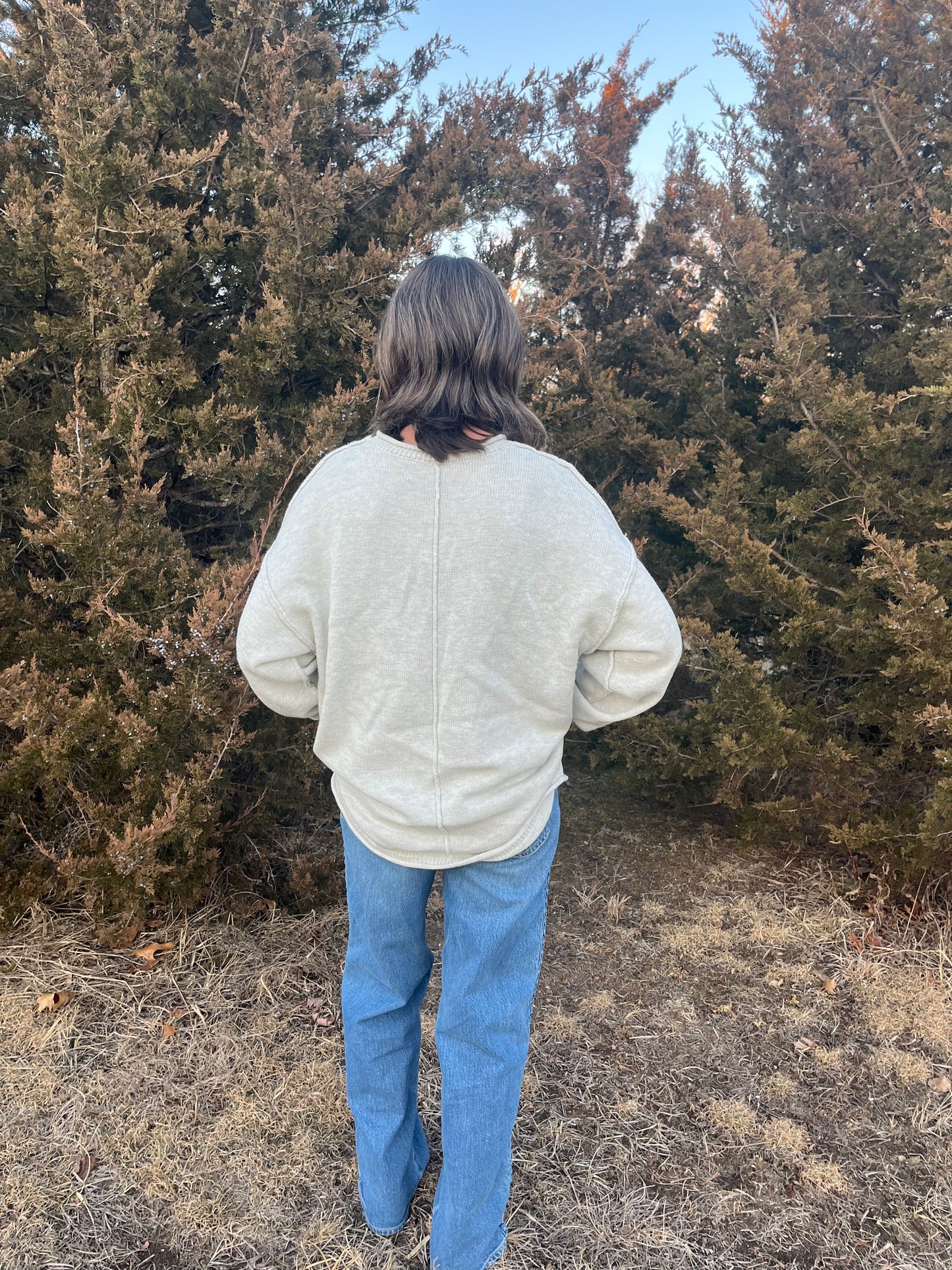 Gray Cloud sweater