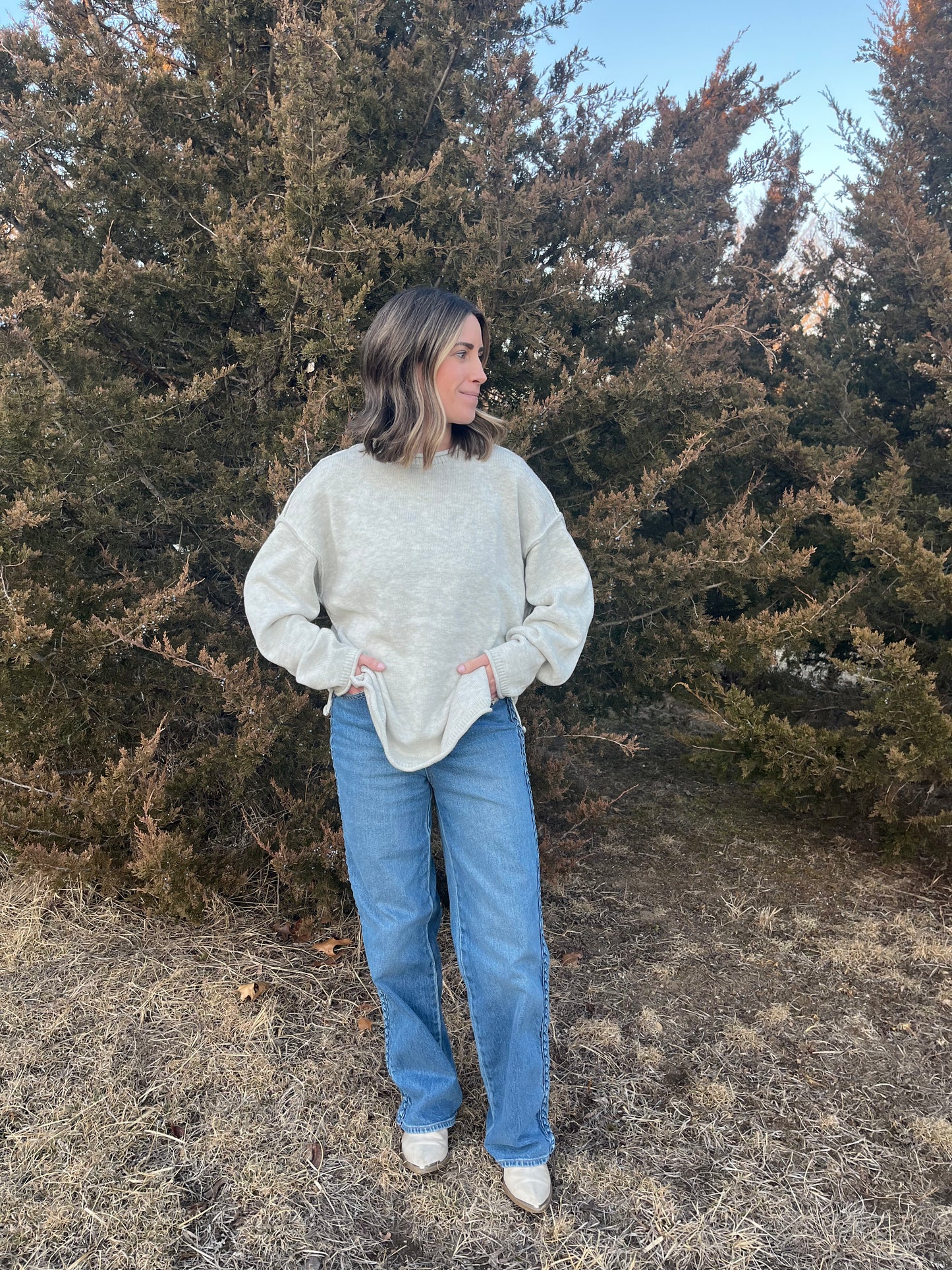 Gray Cloud sweater