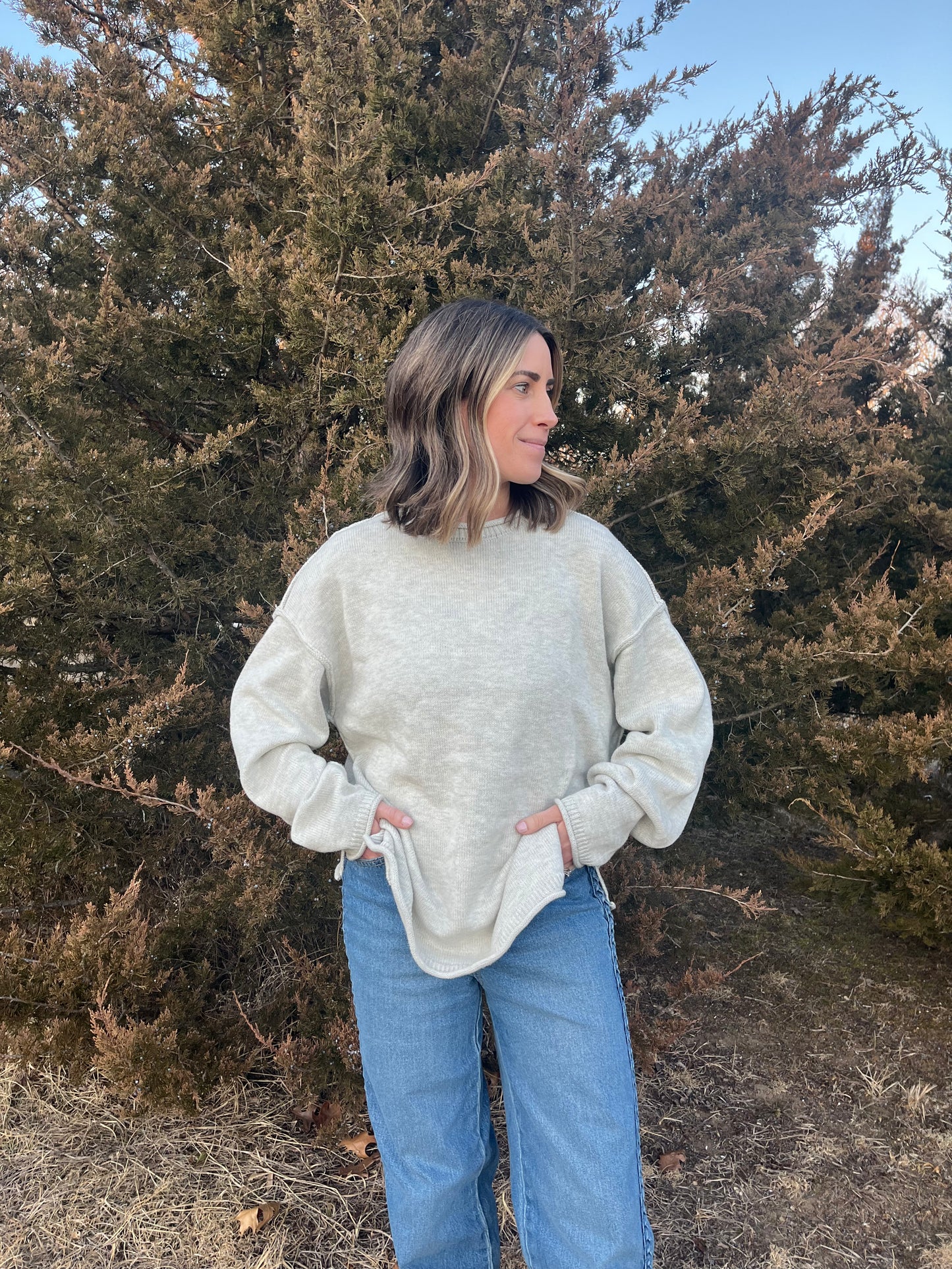 Gray Cloud sweater