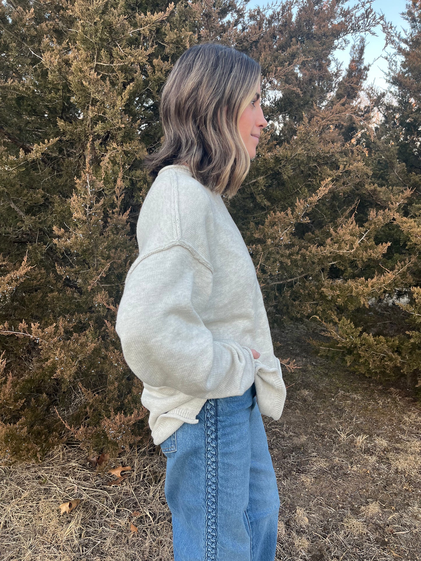 Gray Cloud sweater