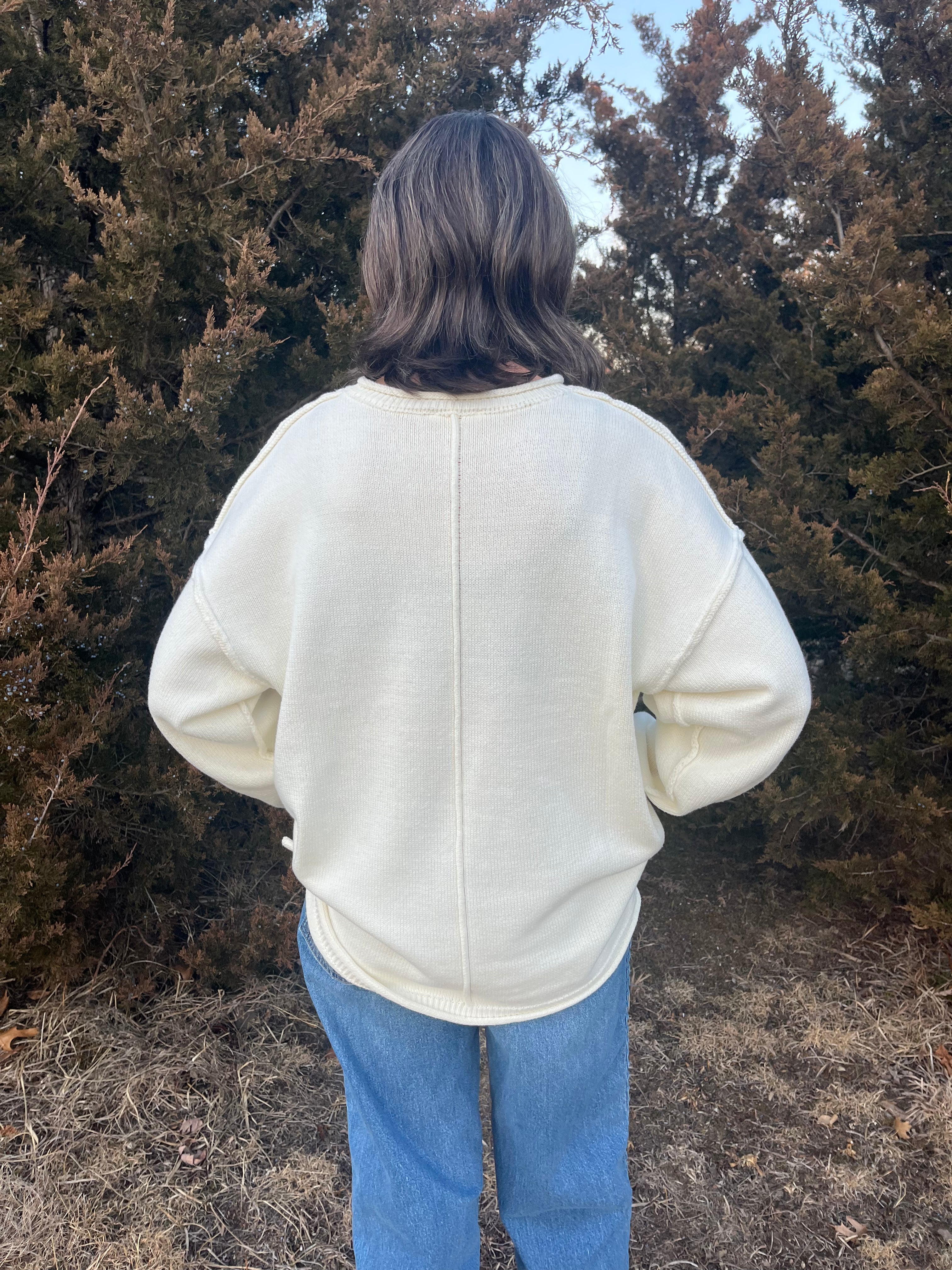Ivory cloud sweater