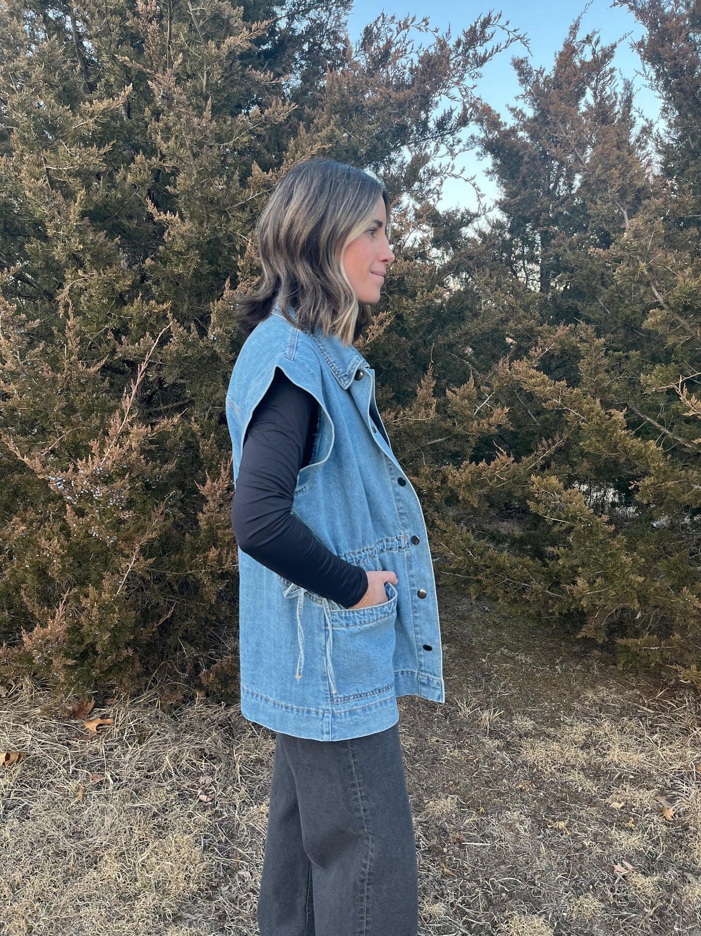 Denim vest