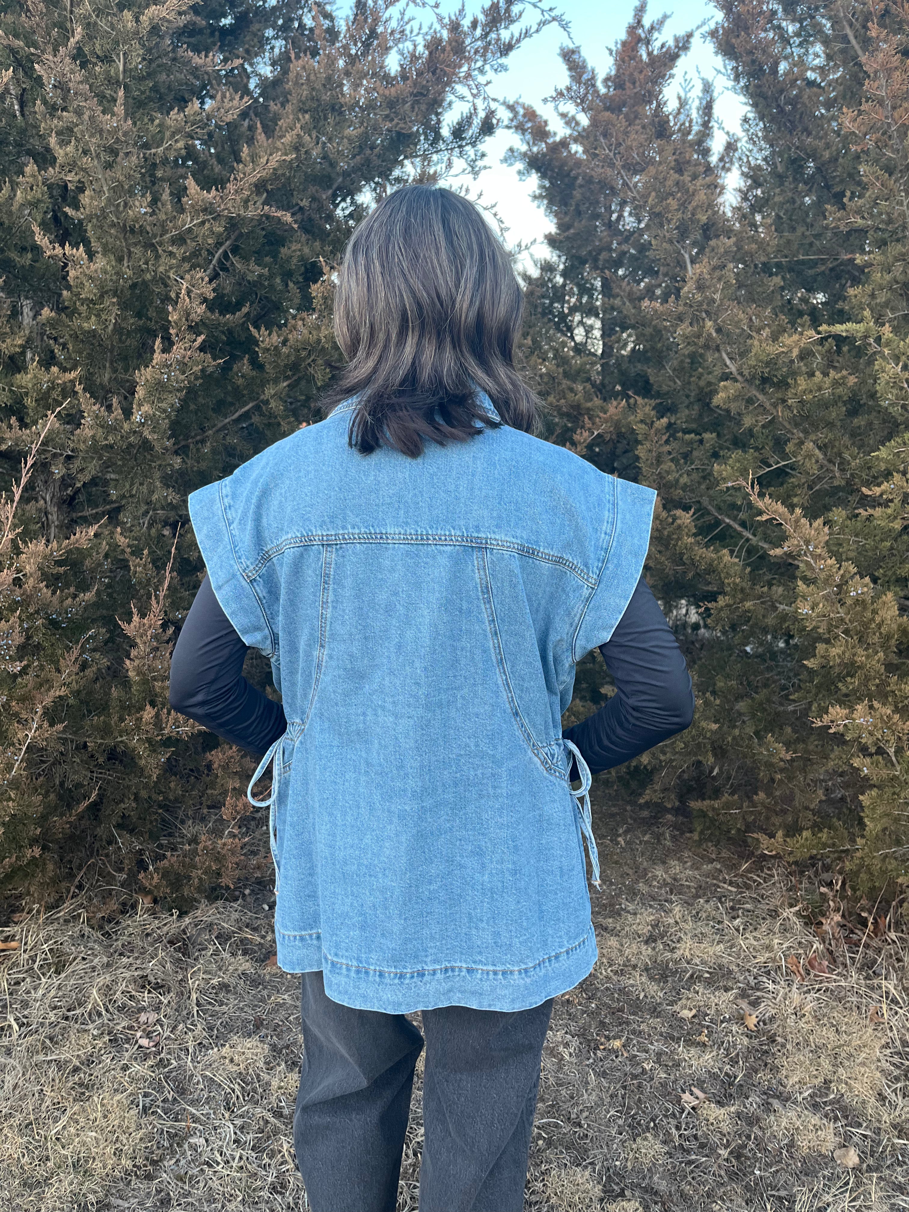 Denim vest