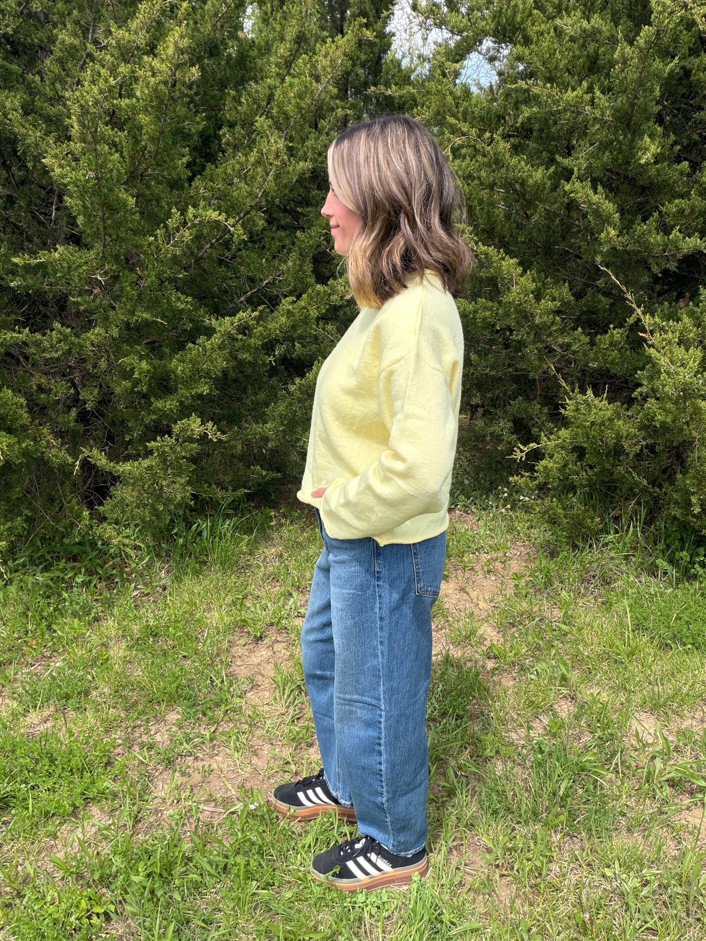 Yellow sweater