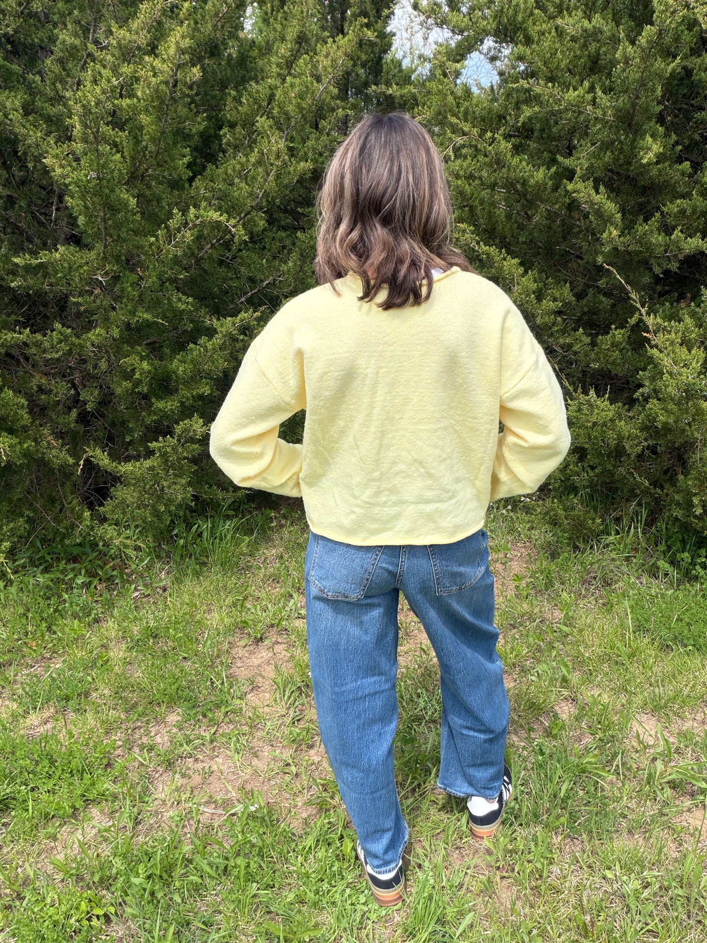 Yellow sweater